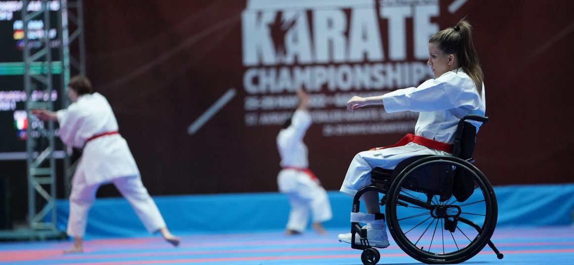Para-Karate athletes inspire on Day 3 of #EuroKarate2022