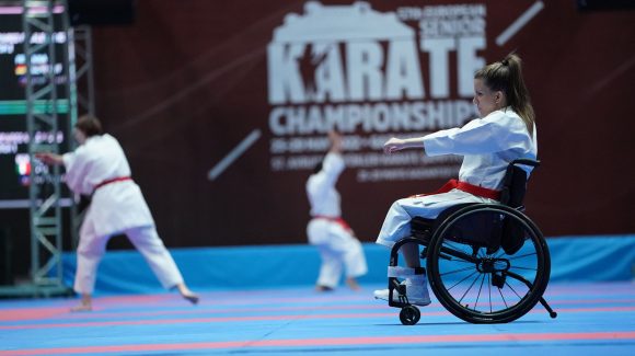 Para-Karate athletes inspire on Day 3 of #EuroKarate2022