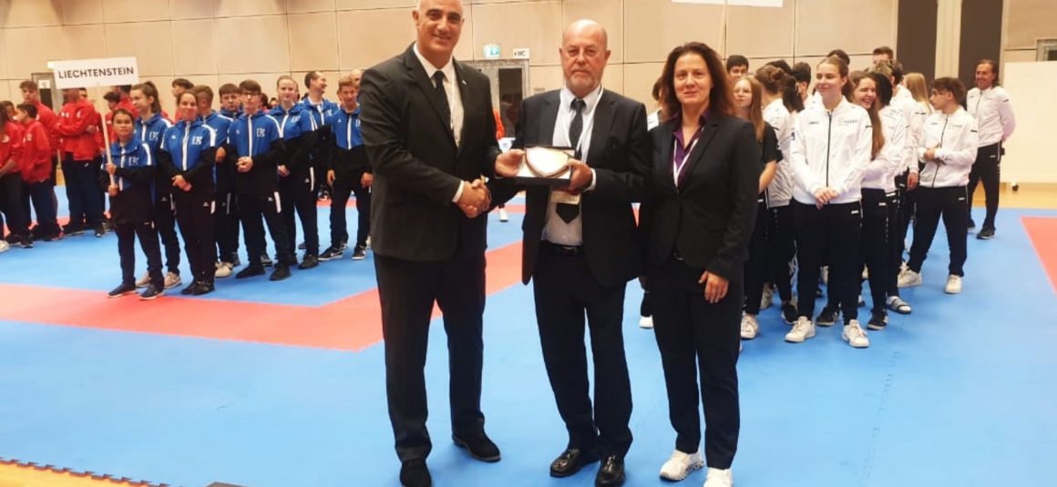 EKF President attends Small States of Europe Karate Championships