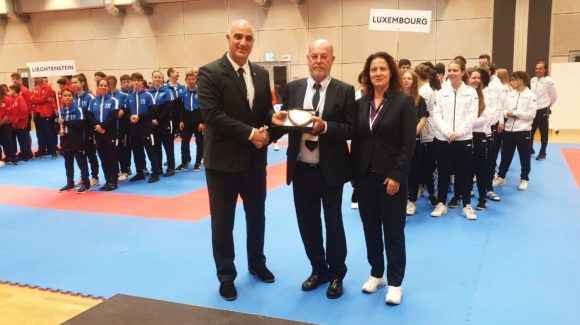 EKF President attends Small States of Europe Karate Championships