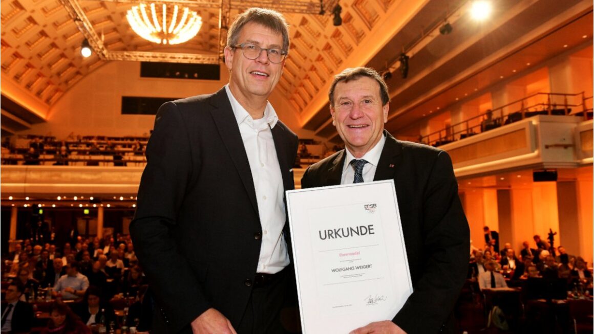 EKF Vice President receives German Olympic Committee’s highest honour