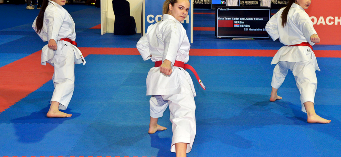 Promising karatekas show strength of Karate at young ages on Day 1 of #KarateLarnaca2023