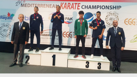 Tunis top medal table of Mediterranean Karate Championships