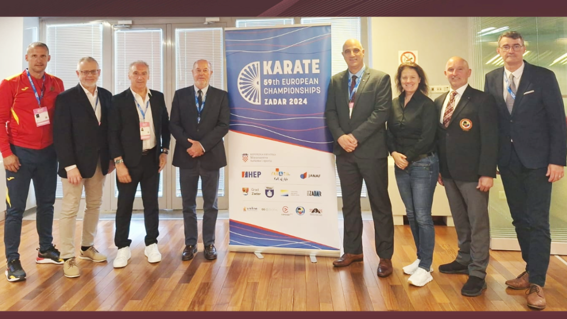 WKF Presidents Discussed Karate at Games of Small States of Europe with SSEKF Executive Committee in Zadar