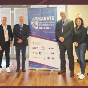 WKF Presidents Discussed Karate at Games of Small States of Europe with SSEKF Executive Committee in Zadar