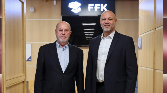 EKF President Antonio Espinós Meets Newly-Elected FFK President Gilles Cherdieu in Paris